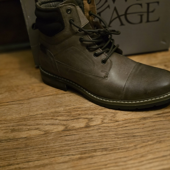 Crown Vintage Dark Brown Men's Boots - Picture 1 of 5
